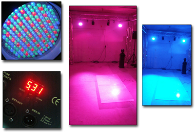 Microh LED Par 64 Colour Effects