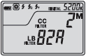 LB/CC Filter Number Display